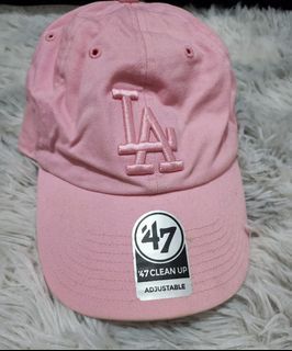 LA 47 Brand Baseball Cap all pink