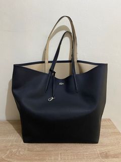 Lacoste Anna Reversible Bag Black/Beige