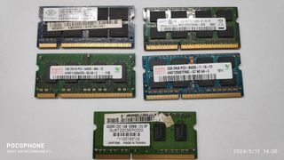 Laptop Ram Memory Assorted at P50 Per Piece