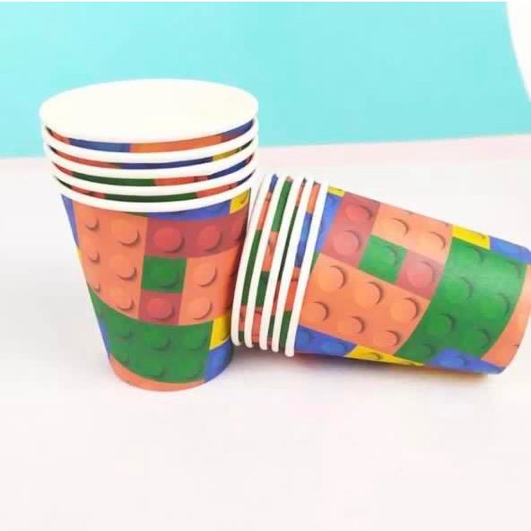 Lego birthday party supplies party cups party deco