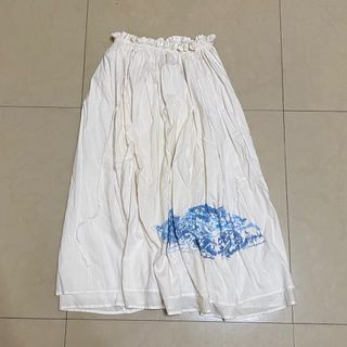 Maxi Long White Skirt