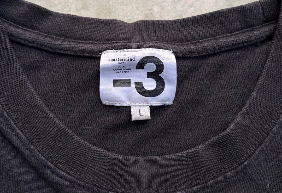 Mastermind Japan Final Countdown Count Down Skull Peace Mark Print T-Shirt (Category: Tshirts & Polo Shirts ) located in Puerto Princesa. Submitted by aphcollection (Listing ID 1302825583, Image 2). Description: NO ISSUE LARGE ON TAG .