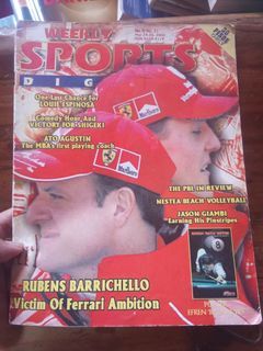 May 24 , 2002 issue weekly sports digest magazine Ruben barrichello cover