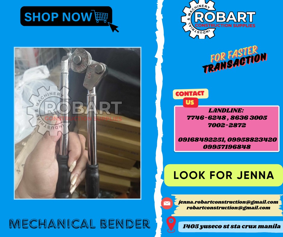 Mechanical bender 1/4, Commercial & Industrial, Construction Tools ...
