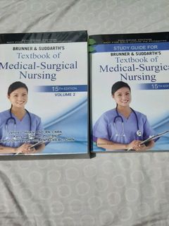 Medical Surgical Nursing: Study Guide ONLY