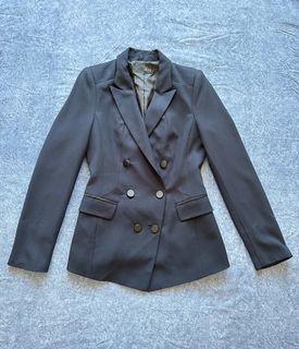 Midnight blue/ navy blue double breasted  blazer
