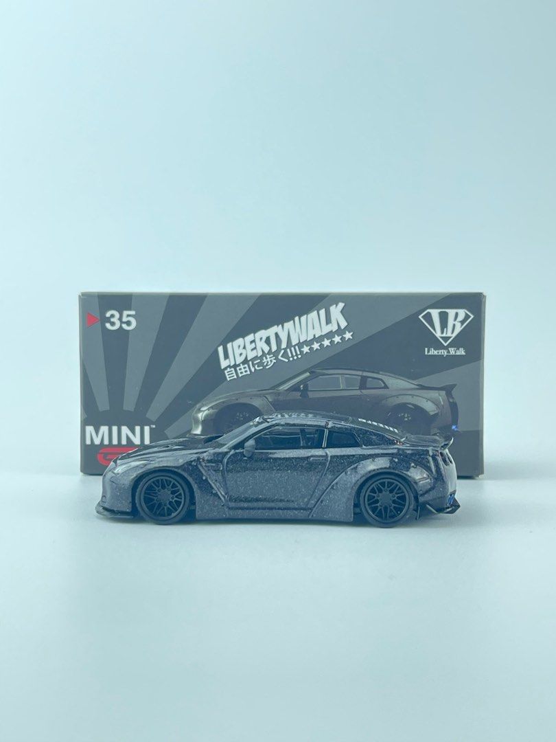 Mini GT - LB Works Nissan GT-R Magic Grey No.35, Hobbies