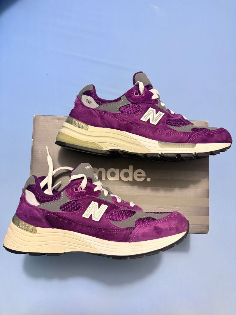 New Balance M992BA 992 992BA M992 山下紫紫色Size US 8