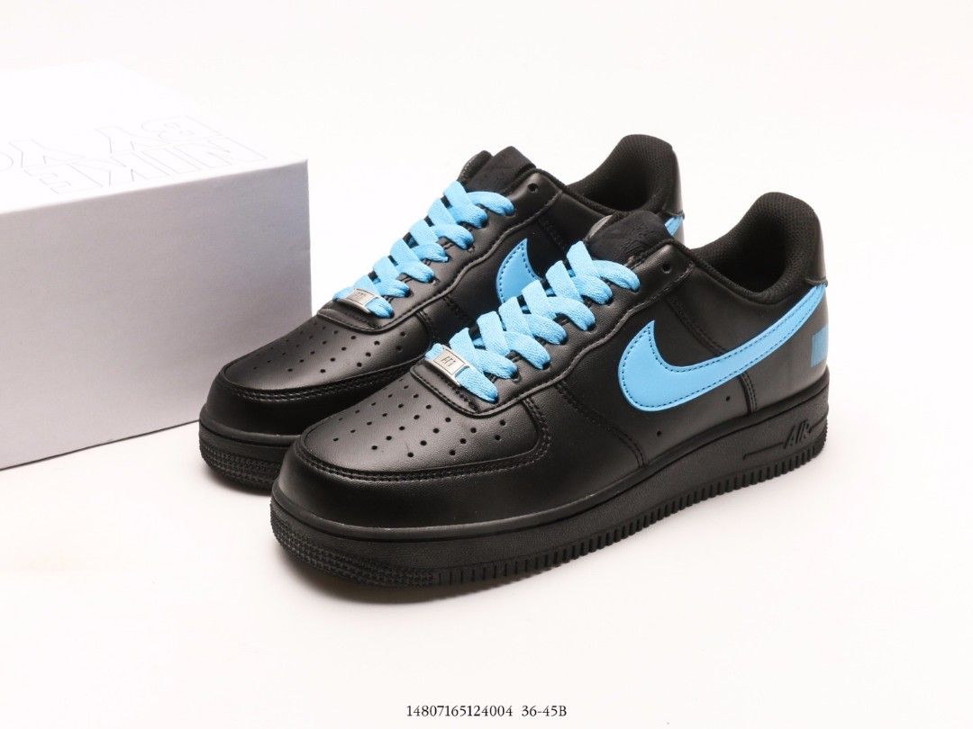 Nike Air Force 1 Low Black Blue shoes US 5 US 11