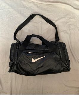 Nike leather travel bag