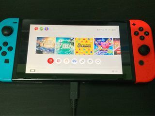 Nintendo Switch Console (V1) - Neon Blue / Red