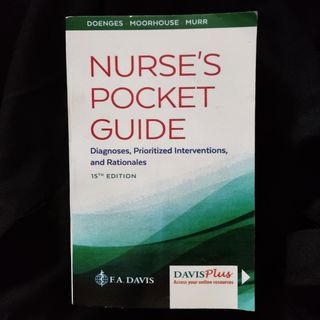 Nurse's Pocket Guide (15th edition)