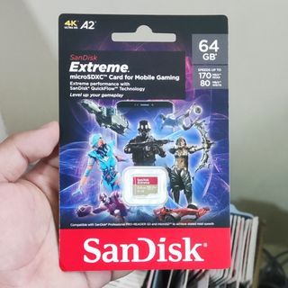 Original Sandisk Extreme 64GB Micro SD Card