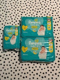 Pampers baby dry taped NB