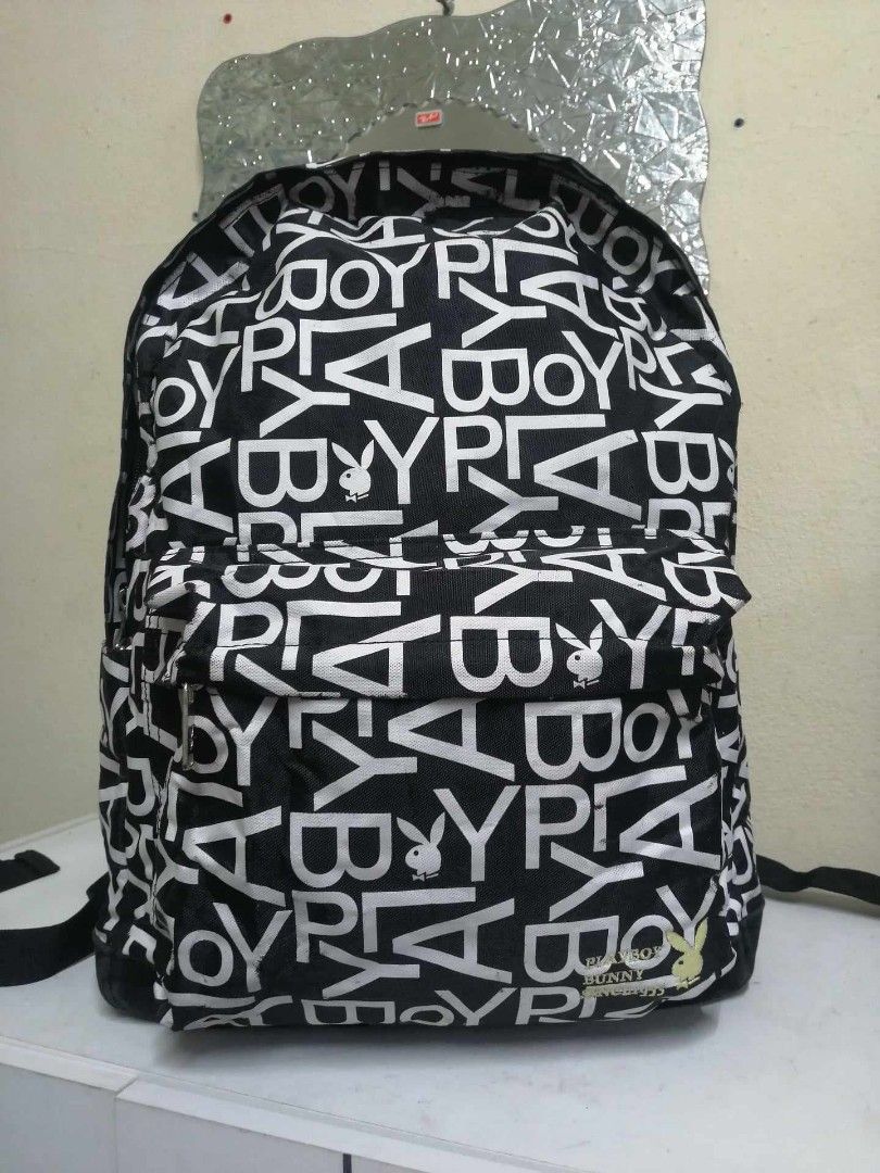 PLAYBOY BACKPACK BUNNY Men s Fashion Bags Backpacks on Carousell