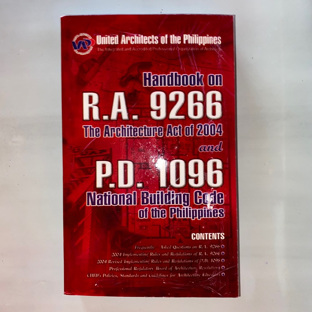 Preloved Handbook on R.A 9266 National Building Code of the Philippines ...