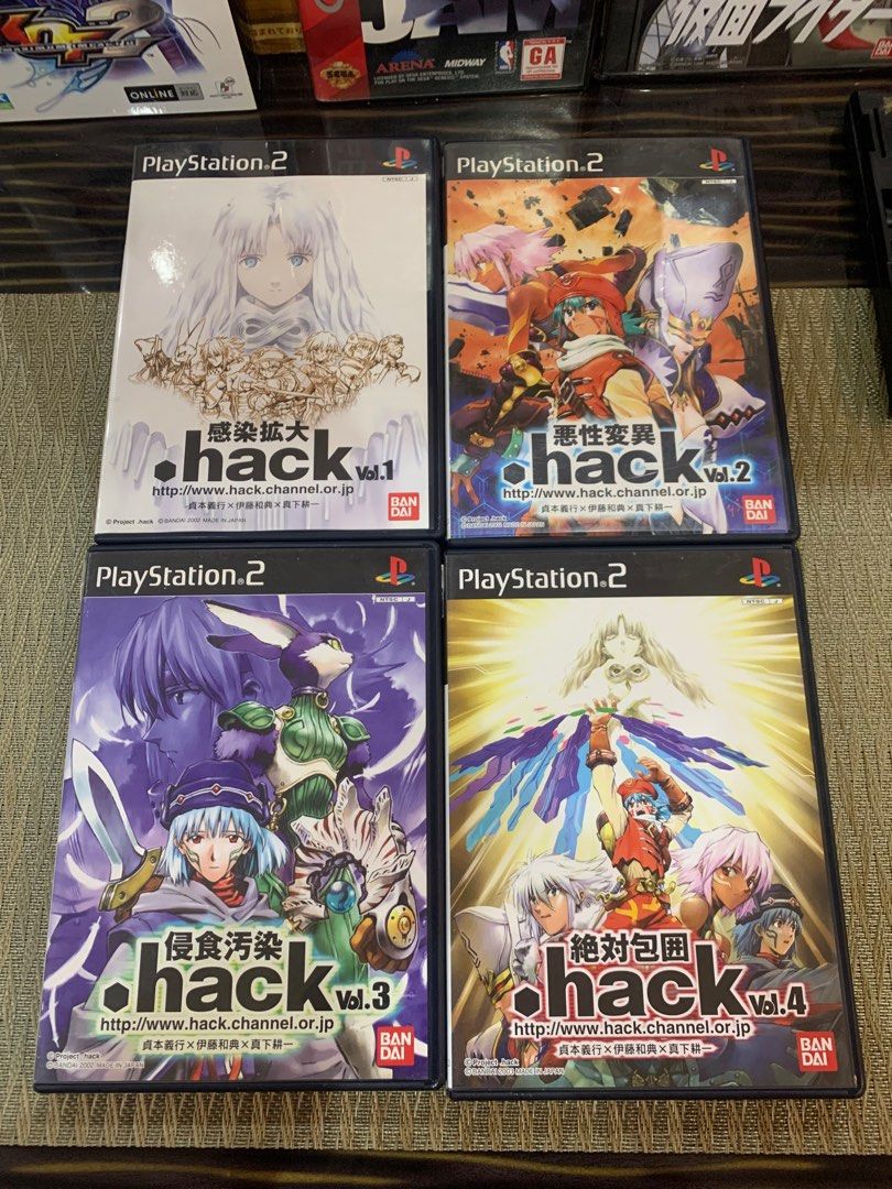 PS2 .hack 4 Set - Japanese Version - PlayStation 2 Bandai - USED Games(Free  Shipping), Video Gaming, Video Games, PlayStation on Carousell