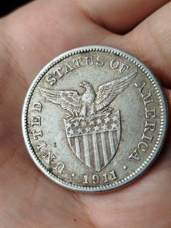 Rare 1911-S ONE PESO USPI (1 coin only)