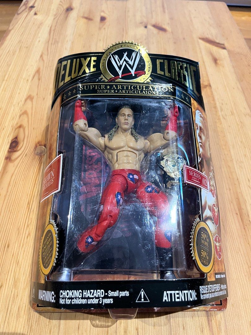 RARE WWE Deluxe Classic Shawn Michaels Figure Series 2, Hobbies 