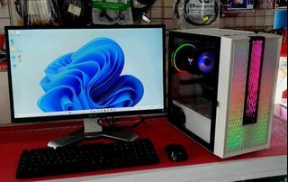 Ryzen 5 Pro Gaming PC Set with 24inch Monitor