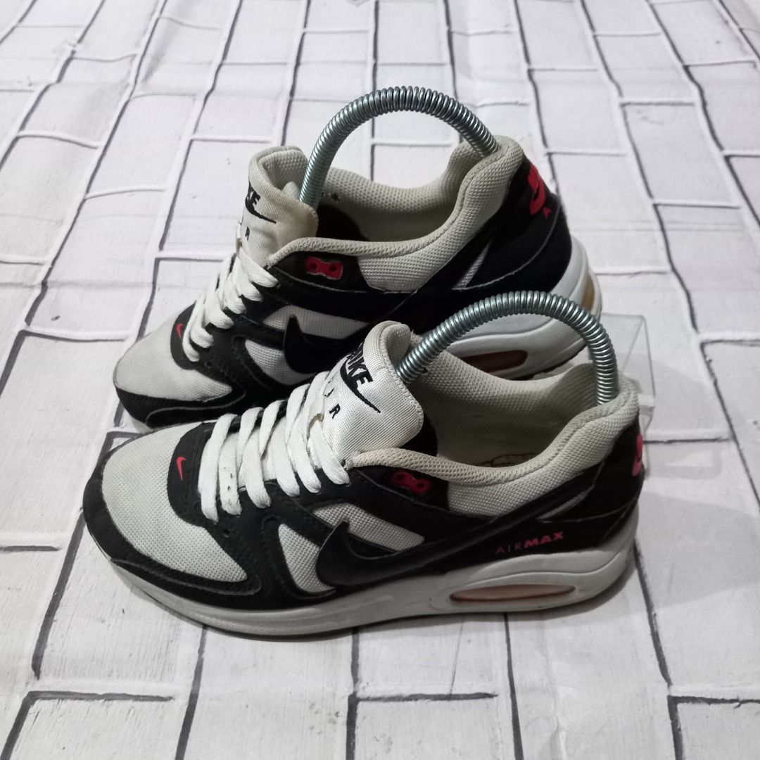 Sepatu Nike Air Max Command Flex GS White Black running size 38.5