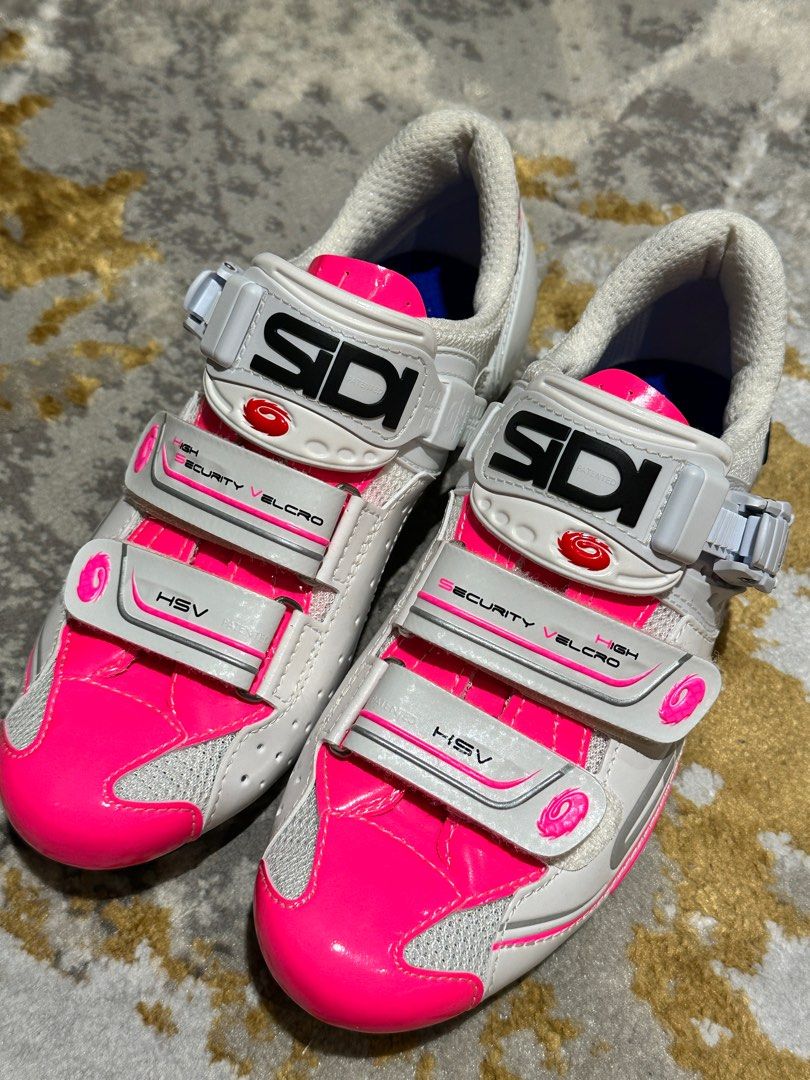 Sidi pink cycling shoes shop