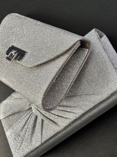 Silver Clutch Bag