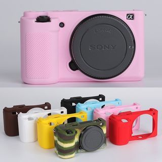 Sony ZV-E10 Silicone Camera Case Body Rubber Cover For Sony ZVE10 ZV-E10 ZVE10L