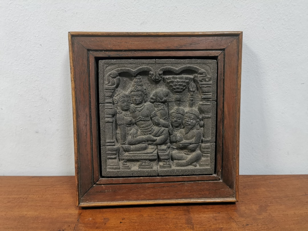 Stone Carving Indonesian Bali Square Wall art, Furniture & Home Living ...