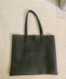 Straightforward Vegan Leather Tote Bag