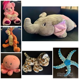 Stuff toys take all with 2 freebies