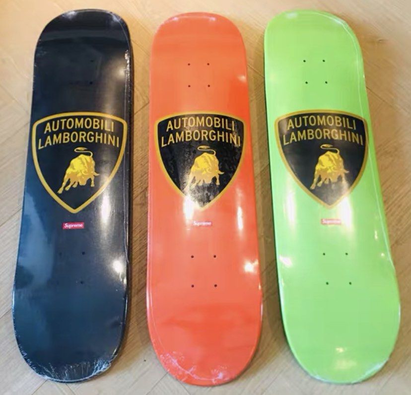 Supreme Lamborghini Lamborghini Skate Deck Supreme