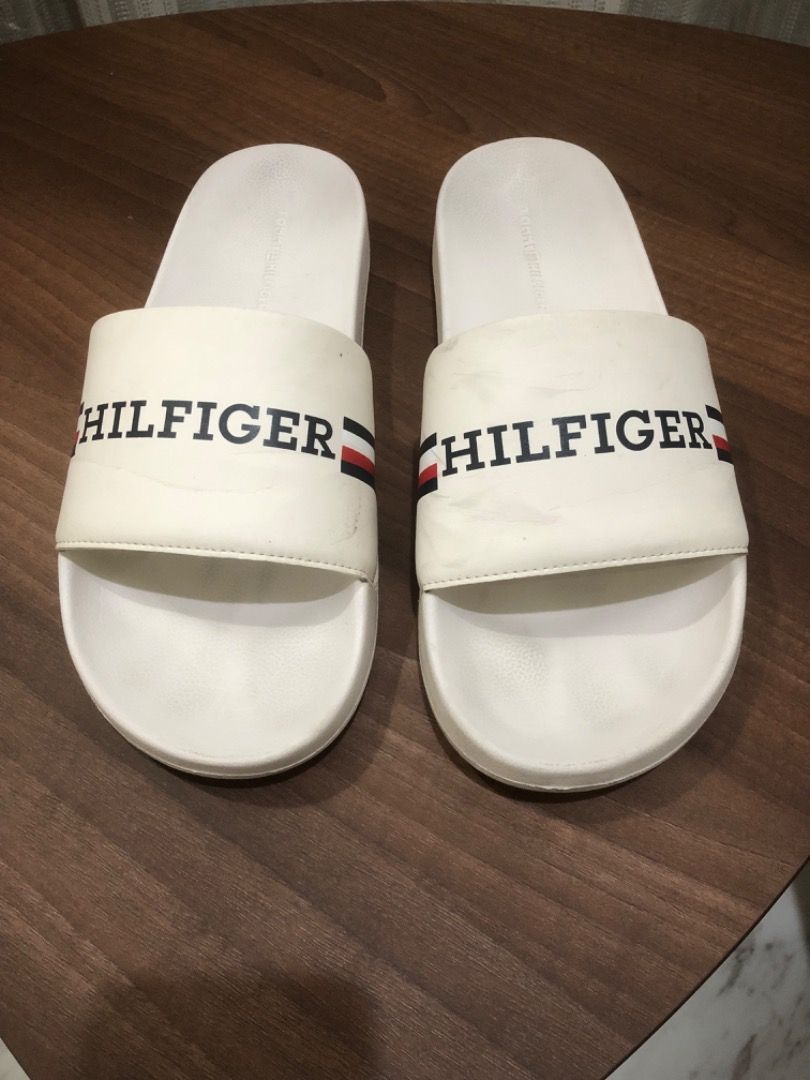 Tommy Hilfiger sandals, Fesyen Pria, Sepatu Sandal di Carousell