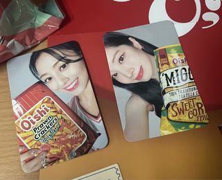 Twice x Oishi photocards and posters