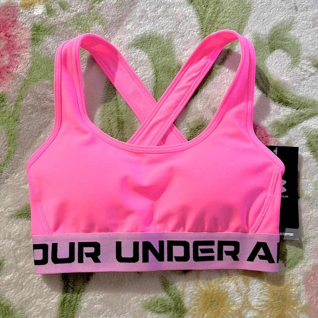 Under Armour Crossback Sports Bra (Category: Activewear) located in Rizal. Submitted by beaa23 (Listing ID 1302824800, Image 1). Description: Brand new with tags Rfs: it doesn’t fit me Under Armour Mid Crossback Sports Bra Bright Pink Barbie Pink Medium Support Compression Running/Runner Aesthetic XS.