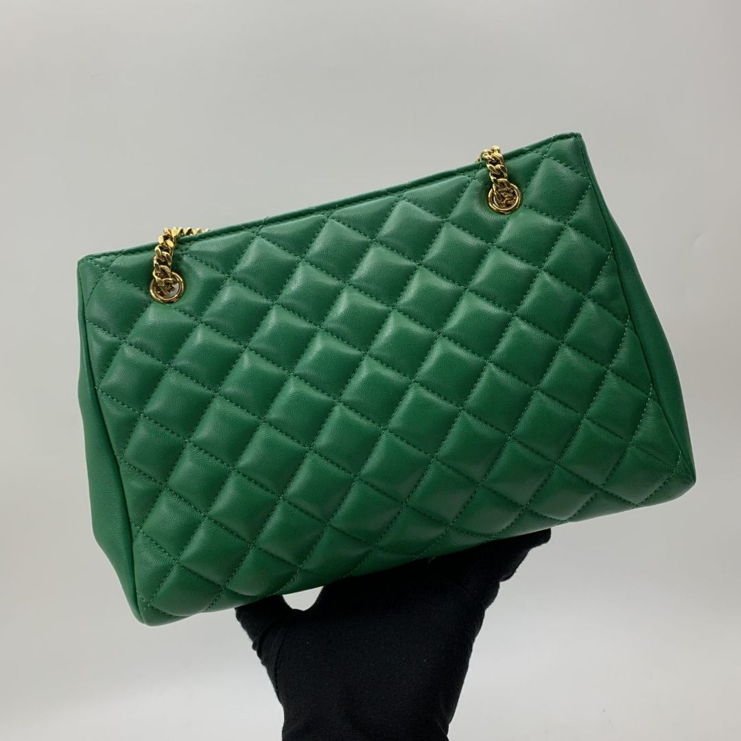 Versace green bag hot sale