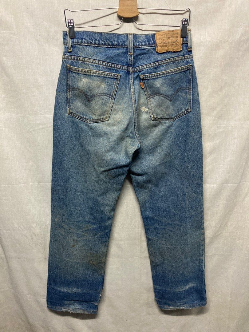 Vintage 90s Levis 210 Distressed Denim