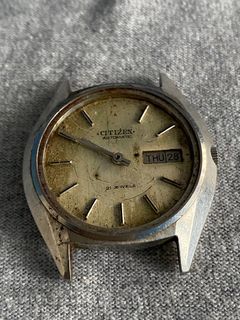 Vintage Citizen 4-380304Y Automatic Watch For Repair/Restore