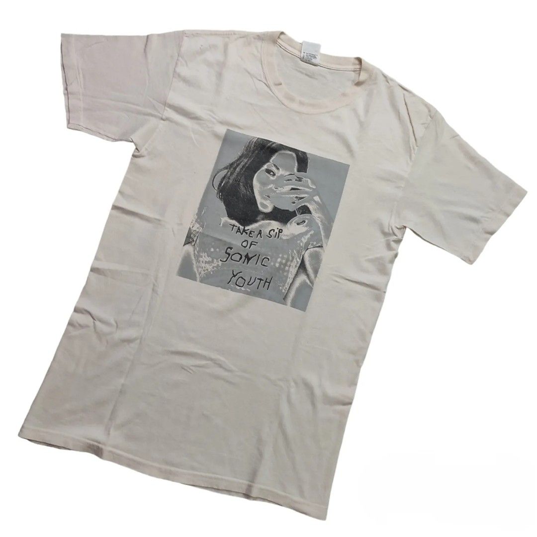 T-shirt Vintage Sonic Youth Live Palladium Hollywood 90's - Unisexe, Neuf Avec étiquettes
