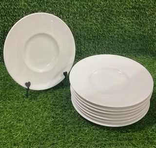 White Porcelain Hotel Line Collection Deep Salad Pasta Soup Dessert Dinner Plate 9.5” inches, 8pcs available - P199.00 each