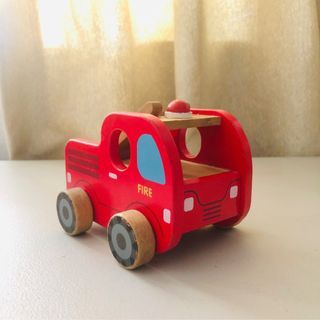 Wooden Fire Truck / Engine Toy