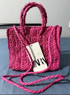 Zara Woven Bag (Pink)
