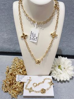 18K Japan Gold necklace and bracelet