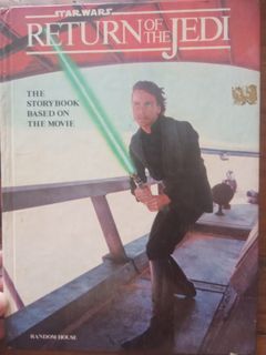 1983 star wars return of the Jedi movie storybook