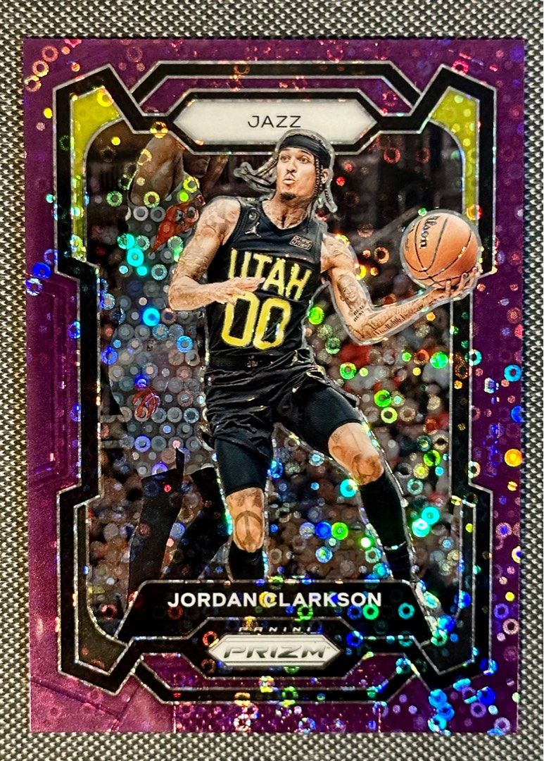 2023 NBA Jordan Clarkson /75 Prizm Fast Break Purple Disco Prizm