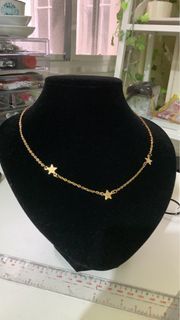 3 star gold necklace fashion jewelry