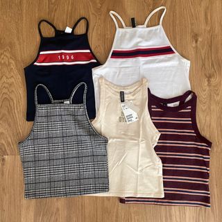 (5 for 1,000!) H&M cropped tank tops