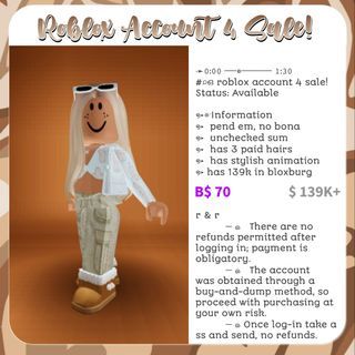 ✧𝔄𝔢𝔰𝔱𝔥𝔢𝔱𝔦𝔠✧ #5 Roblox Account 4 Sale!