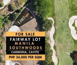 🚩 Actual Photo, Php 34k/Sqm- Fairway Lot for Sale in Phase 2 Southwoods few minutes away from Alabang