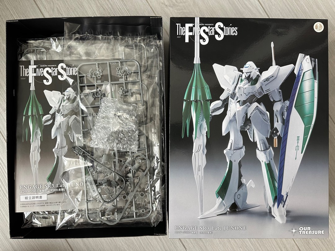 全新OUR TREASURE 1/144 ENGAGE SR3 Late JUNONE 尊倫後期型FSS 五星物語, 興趣及遊戲, 玩具& 遊戲類-  Carousell